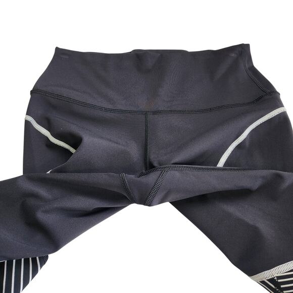Lululemon Womens Channel Your Energy Tight 28" Size 6 Black White Luxtreme - Picture 11 of 14